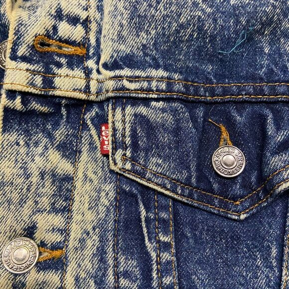 Levi's Vintage Outerwear Stonewashed Denim Blue Jacket Men's Size Medium - Picture 5 of 9